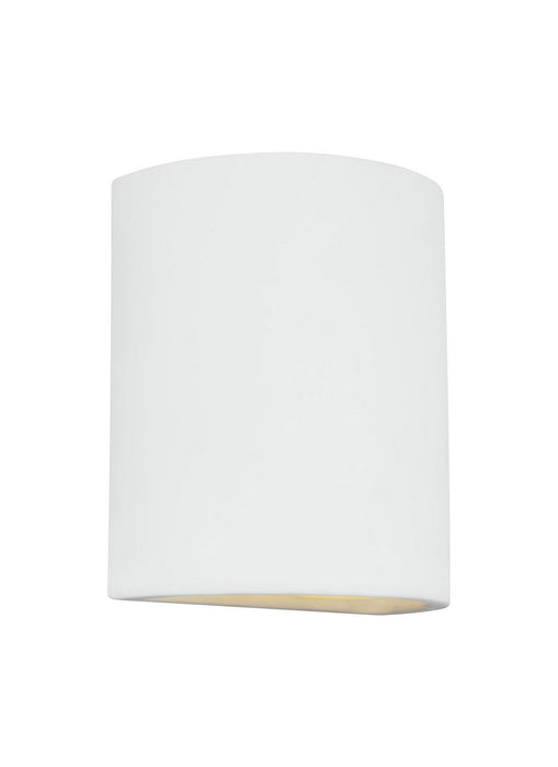 Generation Lighting 8304701-714/T One Light Outdoor Wall Lantern, Unfinished Ceramic