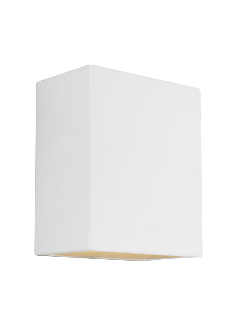 Generation Lighting 8304801-714/T One Light Outdoor Wall Lantern, Unfinished Ceramic