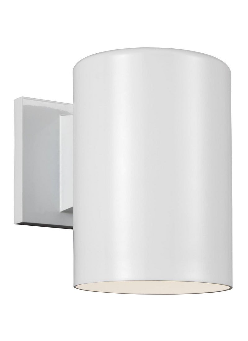 Visual Comfort Studio 8313801-15/T One Light Outdoor Wall Lantern, White
