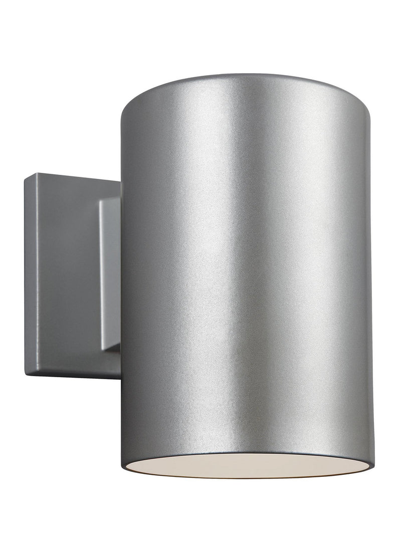 Visual Comfort Studio 8313801-753/T One Light Outdoor Wall Lantern, Painted Brushed Nickel