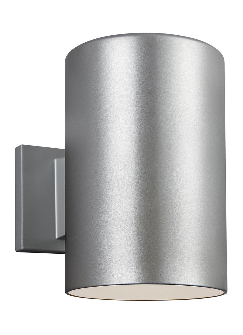 Visual Comfort Studio 8313901-753/T One Light Outdoor Wall Lantern, Painted Brushed Nickel