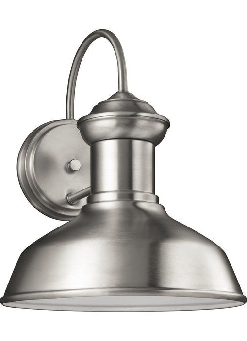 Generation Lighting 8547701-04/T One Light Outdoor Wall Lantern, Satin Aluminum