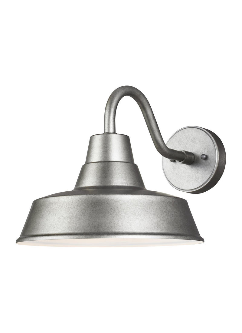 Visual Comfort Studio 8637401-57/T One Light Outdoor Wall Lantern, Weathered Pewter