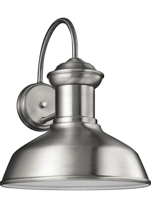 Generation Lighting 8647701-04/T One Light Outdoor Wall Lantern, Satin Aluminum