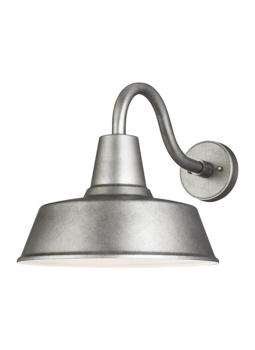 Visual Comfort Studio 8737401-57/T One Light Outdoor Wall Lantern, Weathered Pewter