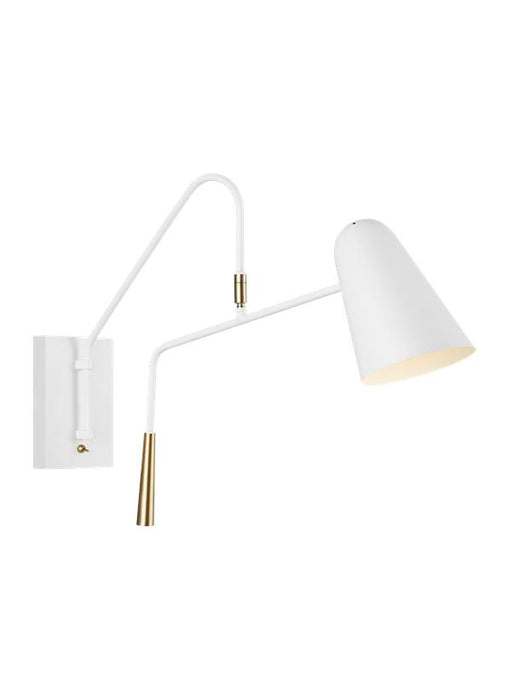 Visual Comfort Studio EW1041MWT One Light Wall Sconce, Matte White
