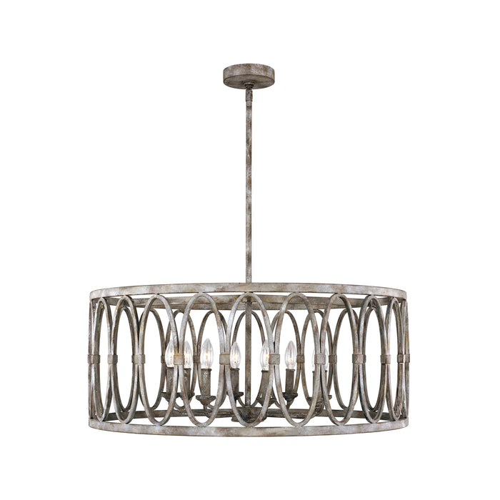 Visual Comfort Studio F3351/8DA Eight Light Handing Shade, Deep Abyss