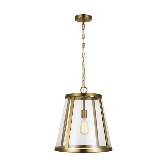 Visual Comfort Studio P1289BBS One Light Pendant, Burnished Brass