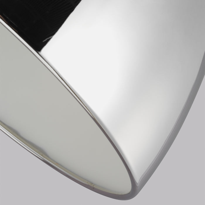 Visual Comfort Studio P1442PN-L1 LED Pendant, Polished Nickel