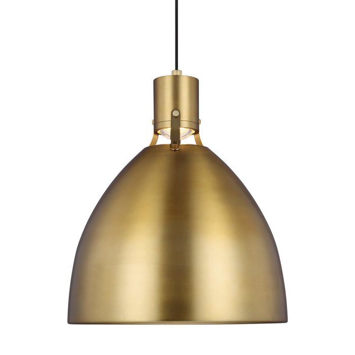 Visual Comfort Studio P1443BBS-L1 LED Pendant, Burnished Brass