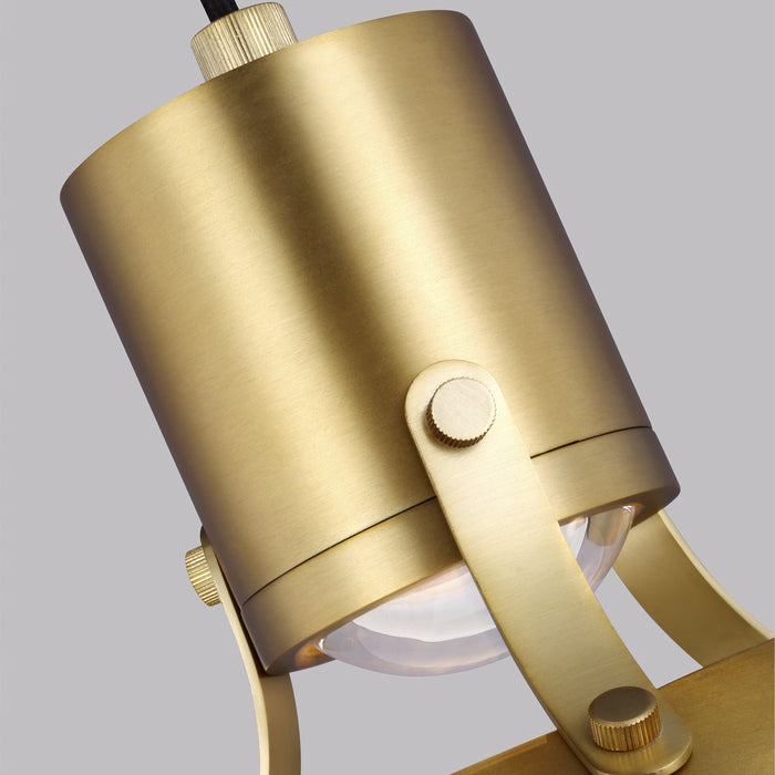 Visual Comfort Studio P1443BBS-L1 LED Pendant, Burnished Brass
