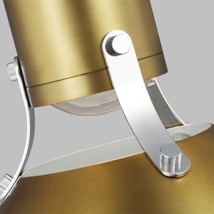 Visual Comfort Studio P1443BBS-L1 LED Pendant, Burnished Brass