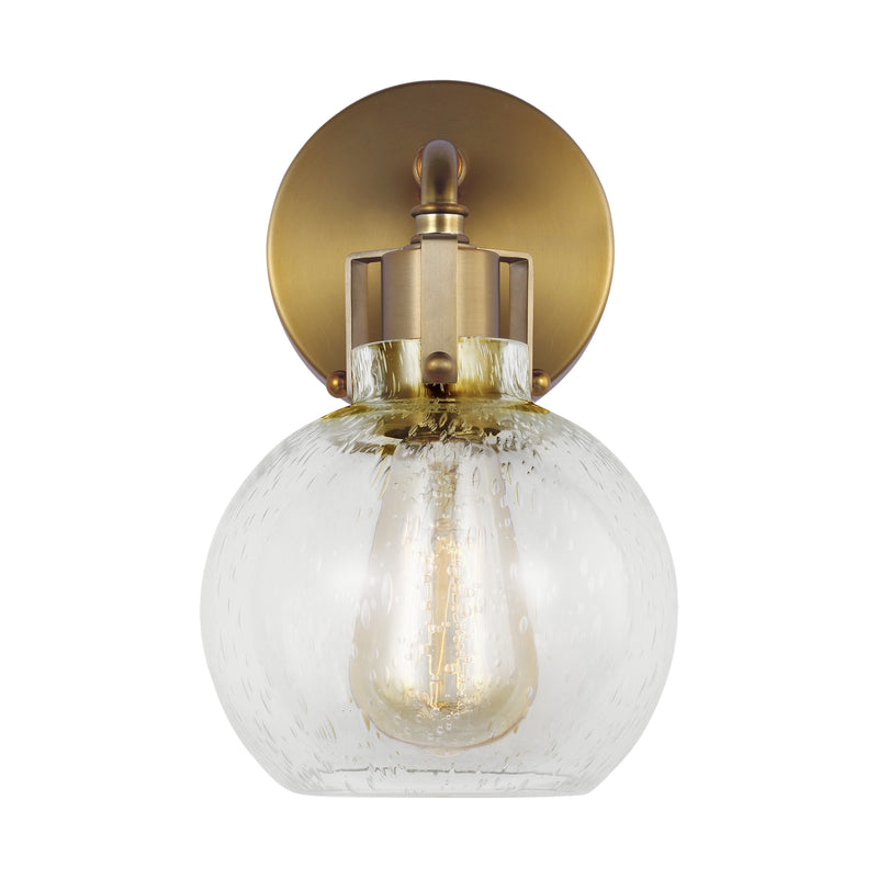 Visual Comfort Studio VS24401BBS One Light Wall Sconce, Burnished Brass