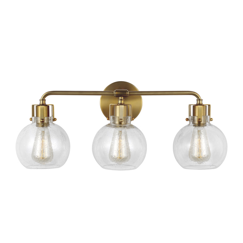 Visual Comfort Studio VS24403BBS Three Light Vanity, Burnished Brass