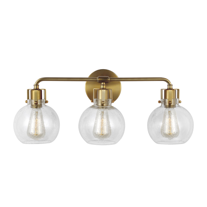 Visual Comfort Studio VS24403BBS Three Light Vanity, Burnished Brass