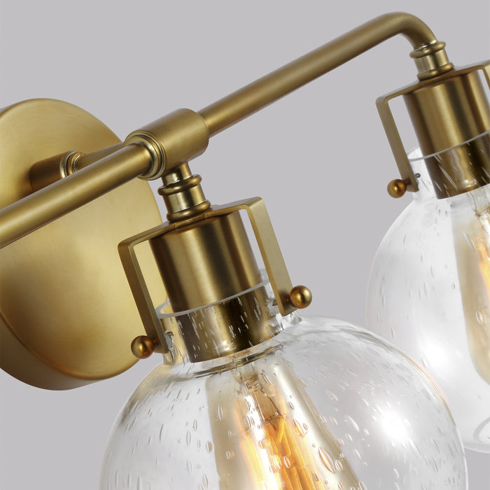 Visual Comfort Studio VS24403BBS Three Light Vanity, Burnished Brass