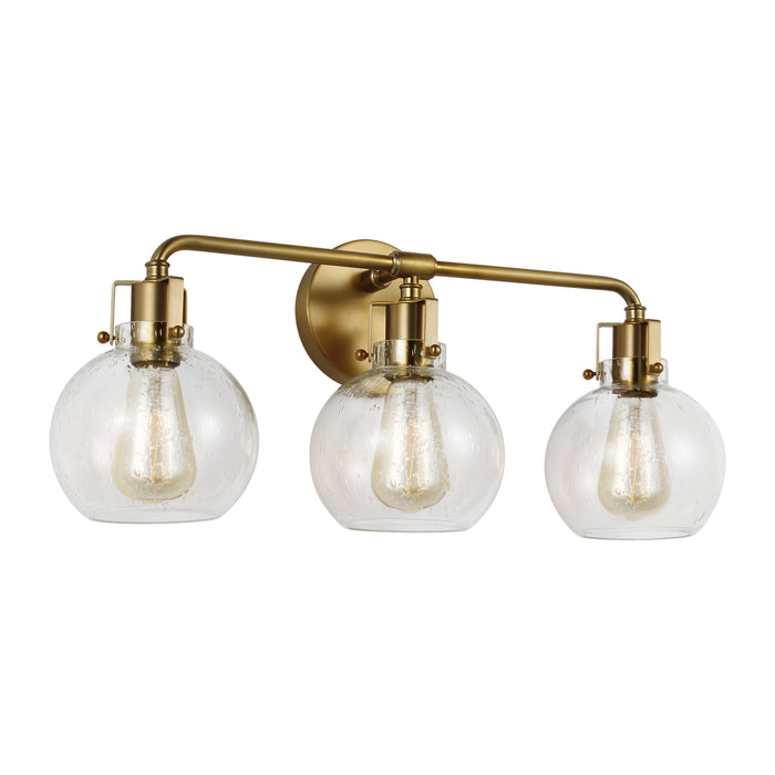 Visual Comfort Studio VS24403BBS Three Light Vanity, Burnished Brass