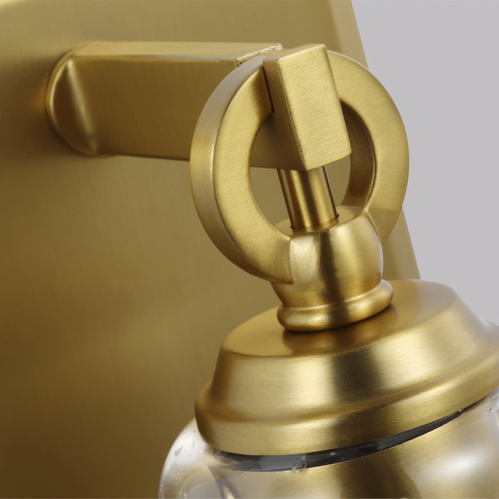 Visual Comfort Studio VS24701BBS One Light Wall Sconce, Burnished Brass