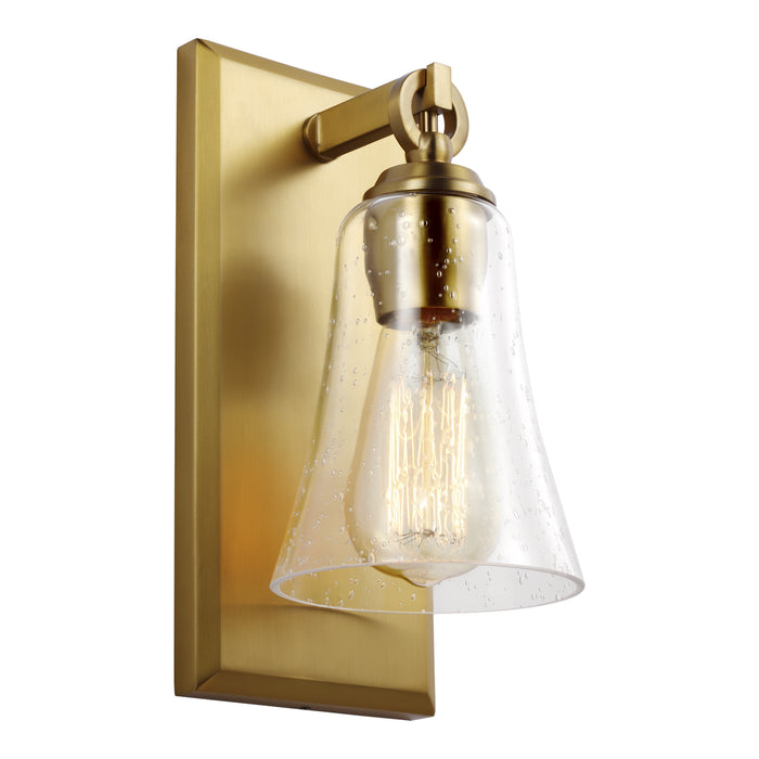 Visual Comfort Studio VS24701BBS One Light Wall Sconce, Burnished Brass