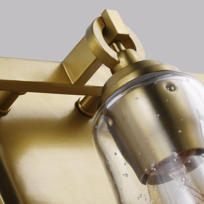 Visual Comfort Studio VS24703BBS Three Light Vanity, Burnished Brass