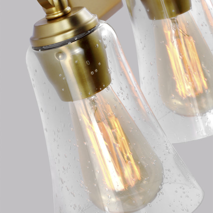 Visual Comfort Studio VS24703BBS Three Light Vanity, Burnished Brass