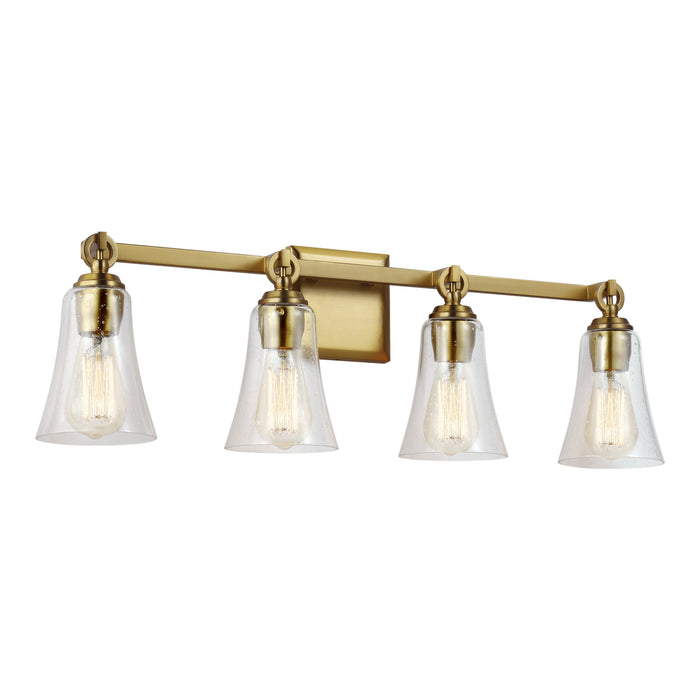 Visual Comfort Studio VS24704BBS Four Light Vanity, Burnished Brass