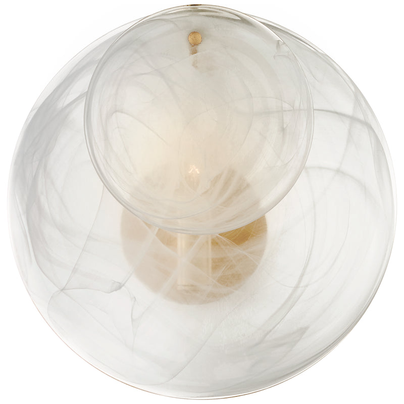 Visual Comfort Signature ARN 2455G-WSG One Light Wall Sconce, Gild