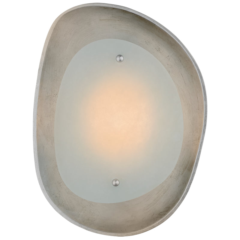 Visual Comfort Signature ARN 2921BSL-ALB LED Wall Sconce, Burnished Silver Leaf