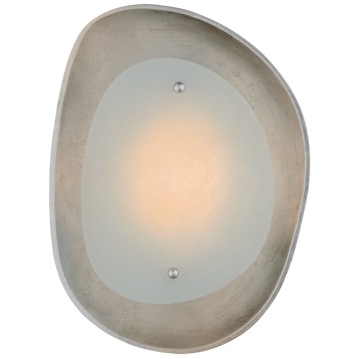 Visual Comfort Signature ARN 2921BSL-ALB LED Wall Sconce, Burnished Silver Leaf