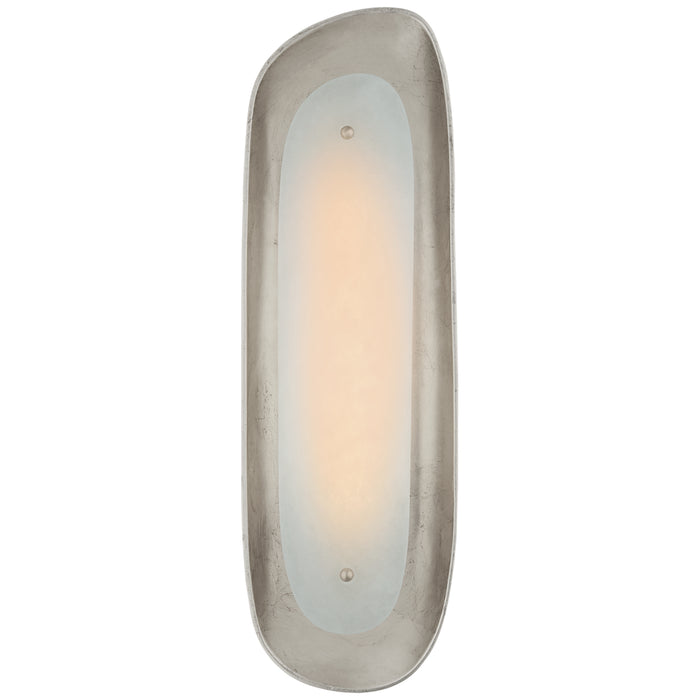 Visual Comfort Signature ARN 2922BSL-ALB LED Wall Sconce, Burnished Silver Leaf