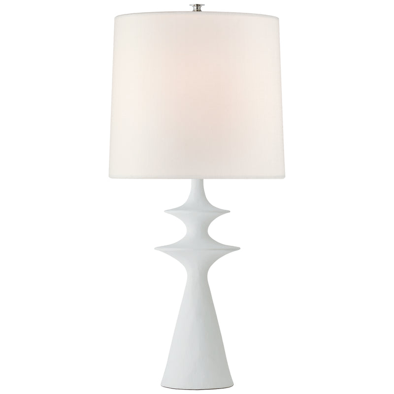 Visual Comfort Signature ARN 3324PW-L One Light Table Lamp, Plaster White