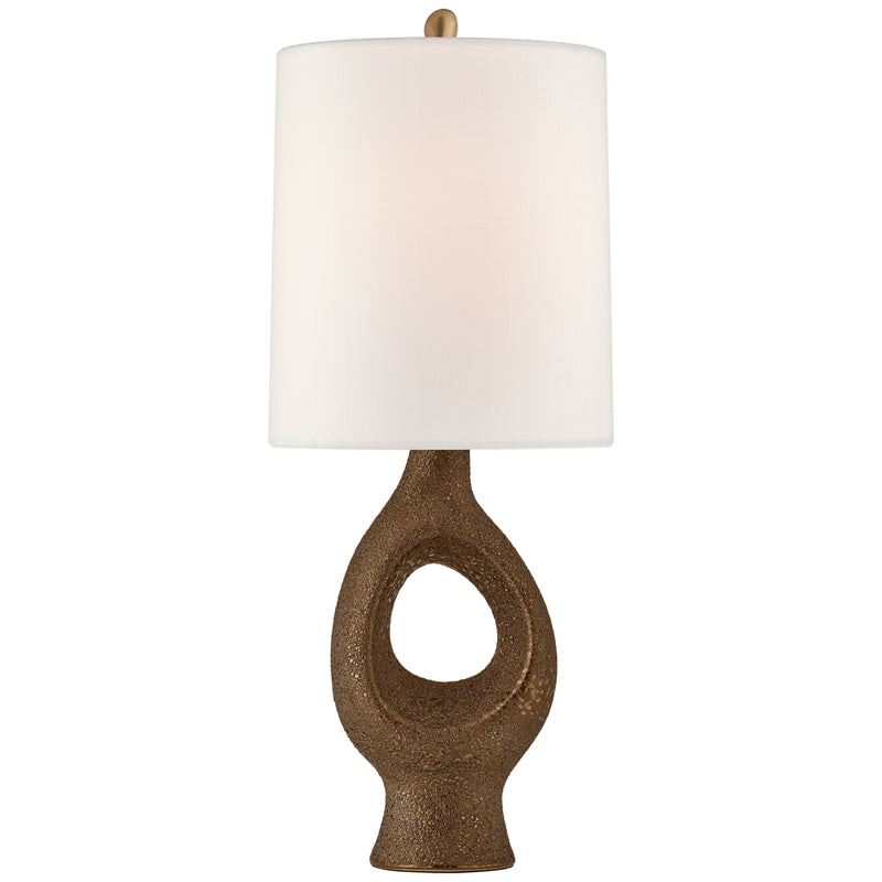 Visual Comfort Signature ARN 3641BG-L One Light Table Lamp, Chalk Burnt Gold