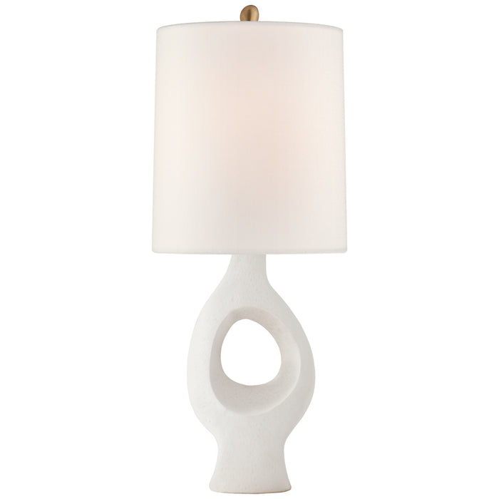 Visual Comfort Signature ARN 3641MWT-L One Light Table Lamp, Marion White