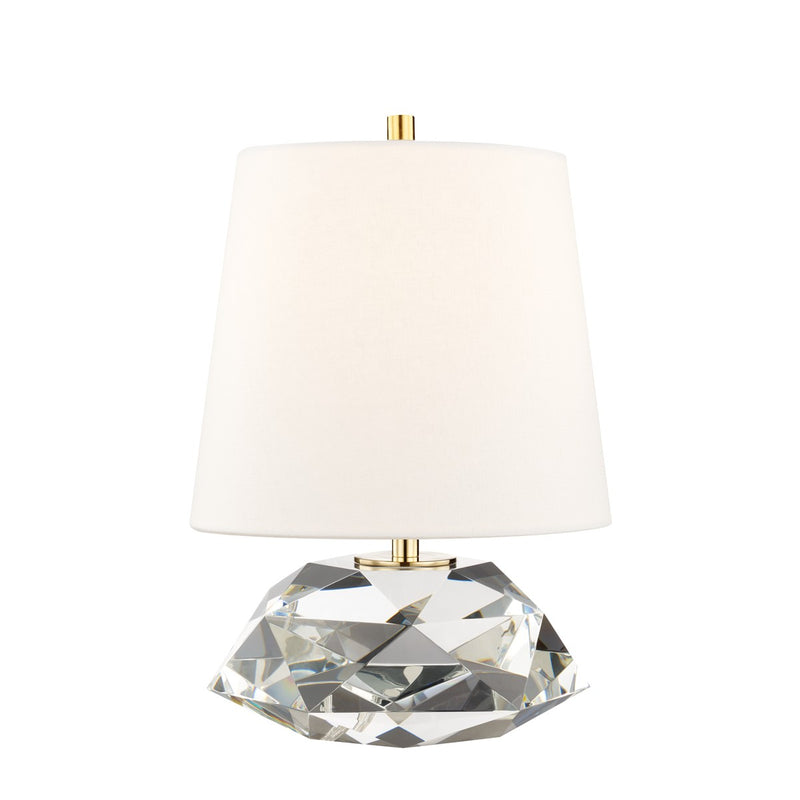 Hudson Valley L1035-AGB One Light Table Lamp, Aged Brass