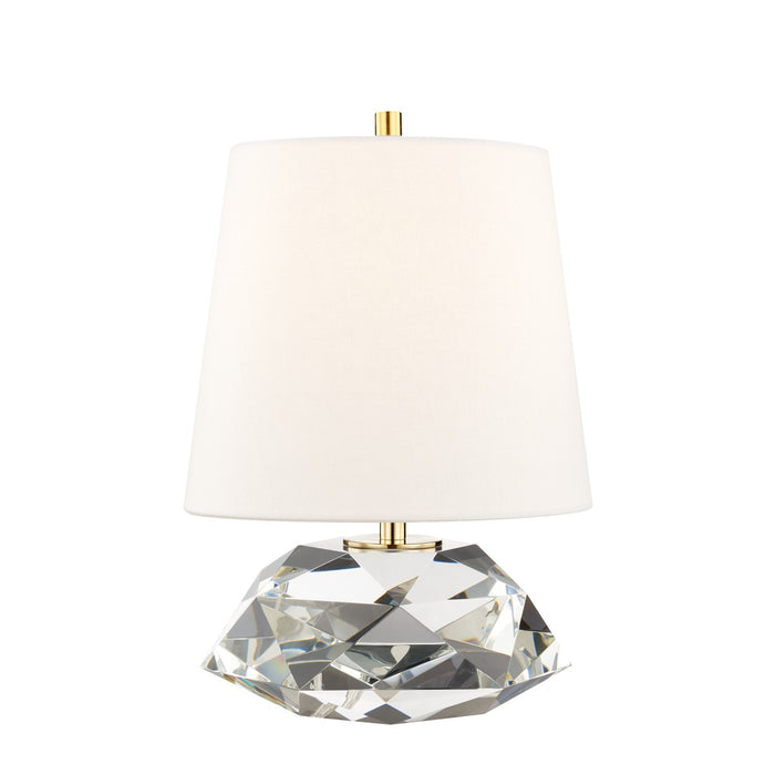 Hudson Valley L1035-AGB One Light Table Lamp, Aged Brass