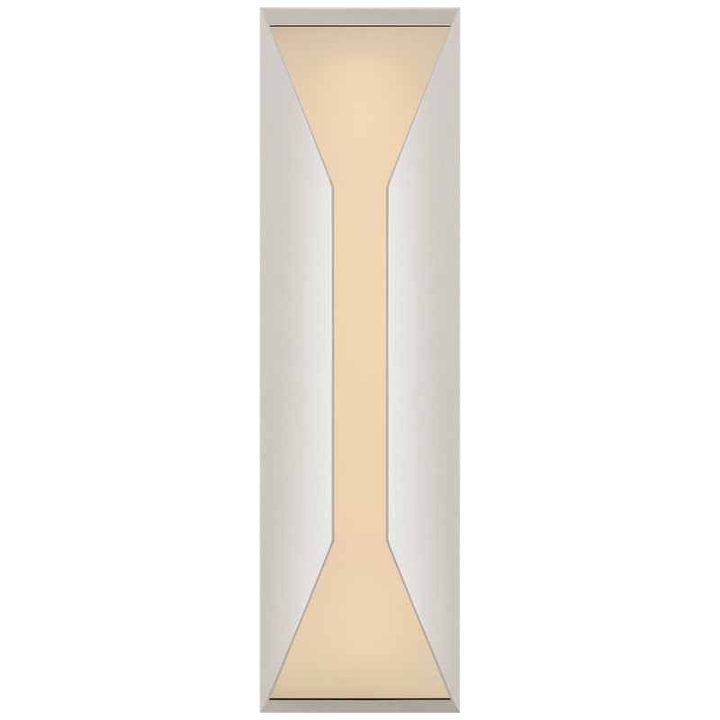 Visual Comfort Signature KW 2721PN-FG LED Outdoor Wall Sconce, Polished Nickel