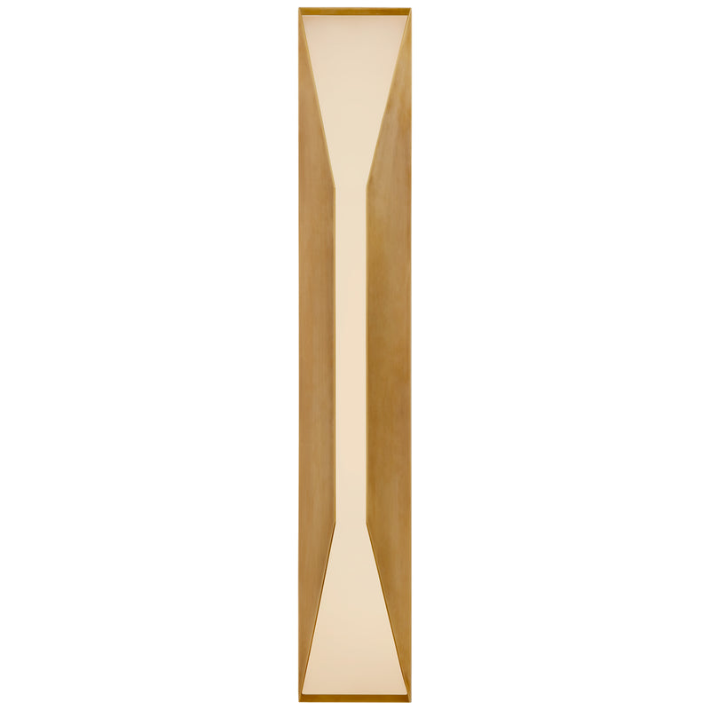 Visual Comfort Signature KW 2722AB-FG LED Wall Sconce, Antique-Burnished Brass
