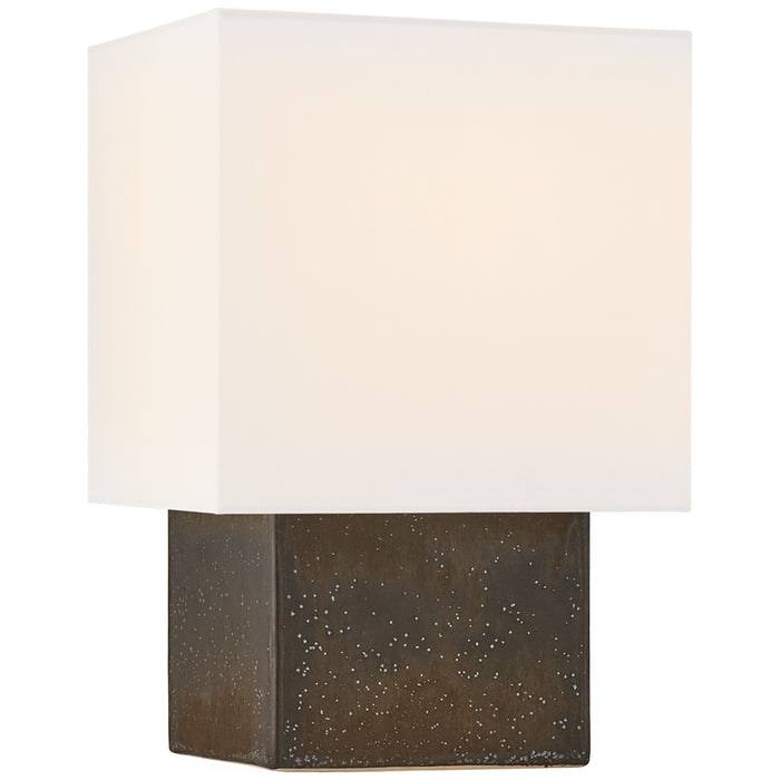 Visual Comfort Signature KW 3676SBM-L One Light Table Lamp, Stained Black Metallic