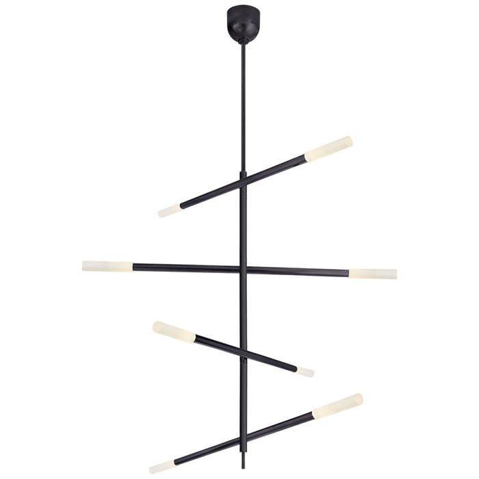 Visual Comfort Signature KW 5593BZ-EC LED Chandelier, Bronze