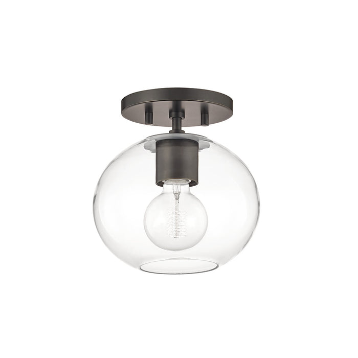 Mitzi H270601-OB One Light Semi Flush Mount, Old Bronze