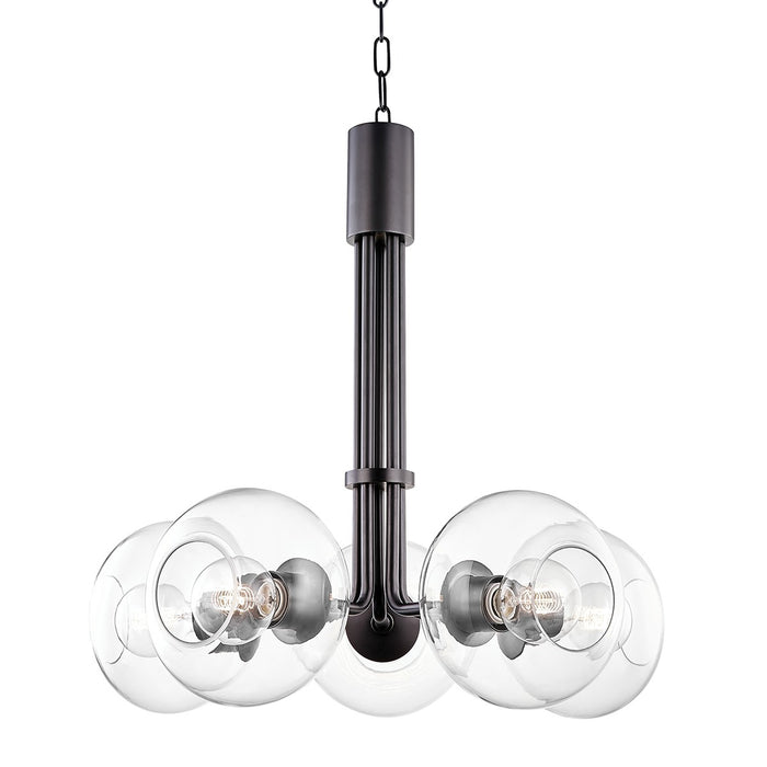 Mitzi H270805-OB Five Light Chandelier, Old Bronze