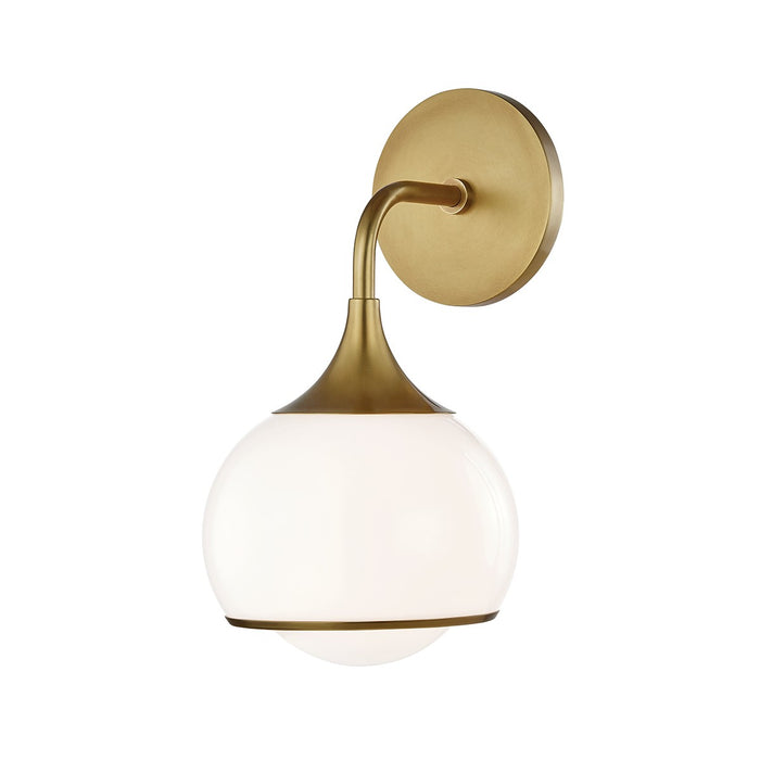 Mitzi H281301-AGB One Light Bath and Vanity, Aged Brass