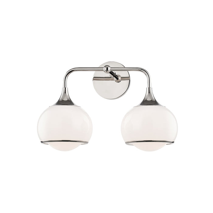 Mitzi H281302-PN Two Light Bath and Vanity, Polished Nickel