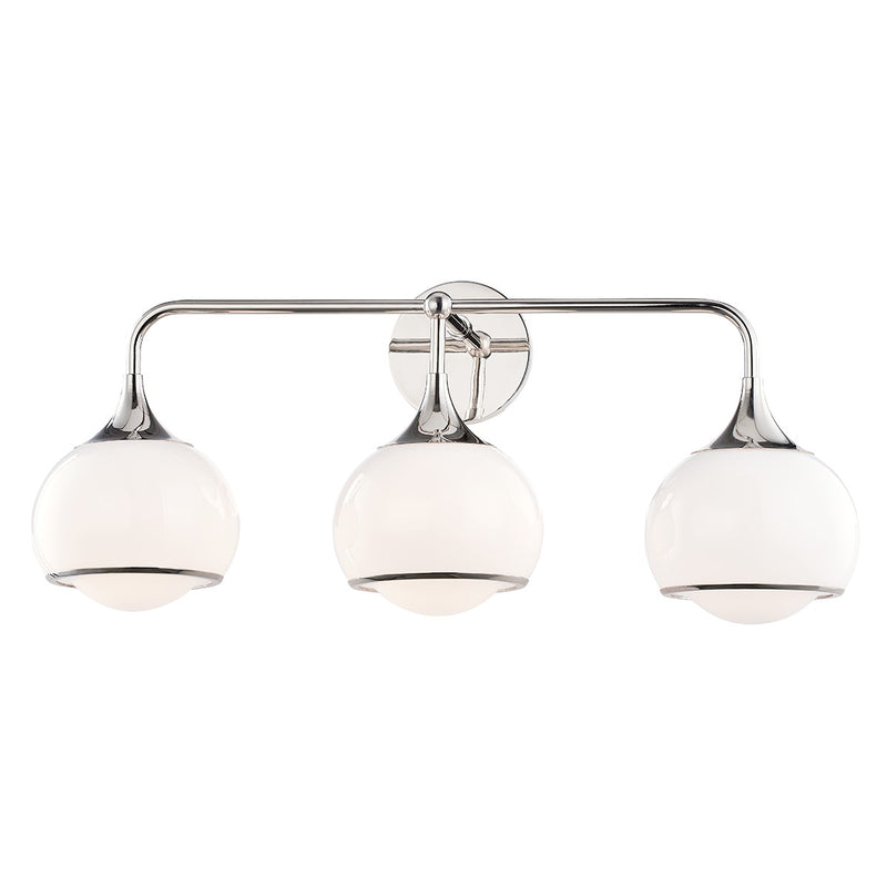 Mitzi H281303-PN Three Light Bath and Vanity, Polished Nickel