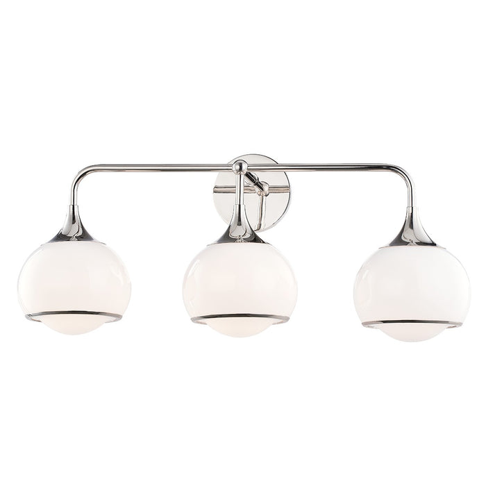 Mitzi H281303-PN Three Light Bath and Vanity, Polished Nickel