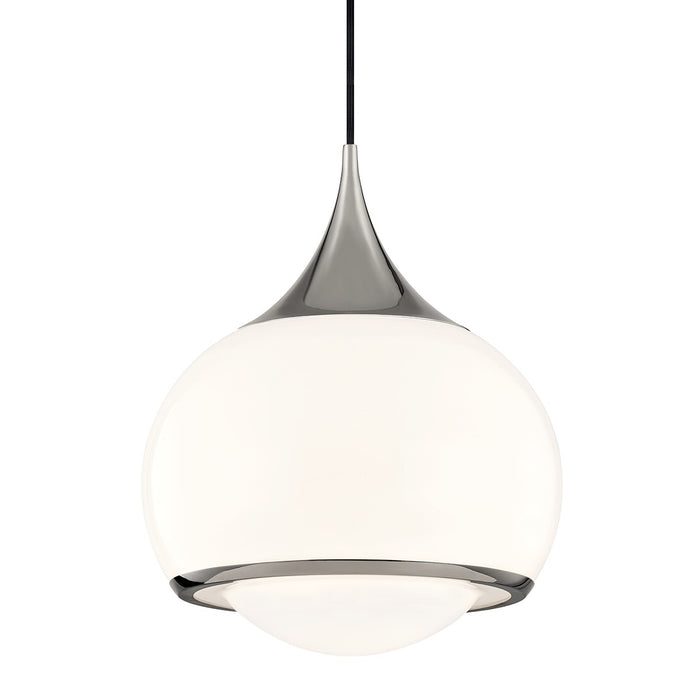 Mitzi H281701L-PN One Light Pendant, Polished Nickel