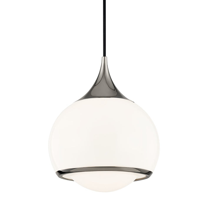 Mitzi H281701M-PN One Light Pendant, Polished Nickel