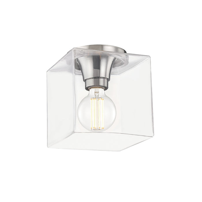 Mitzi H284501SQS-PN One Light Flush Mount, Polished Nickel
