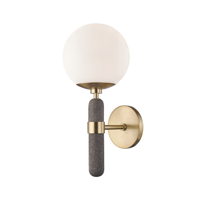 Mitzi H289101-AGB One Light Wall Sconce, Aged Brass