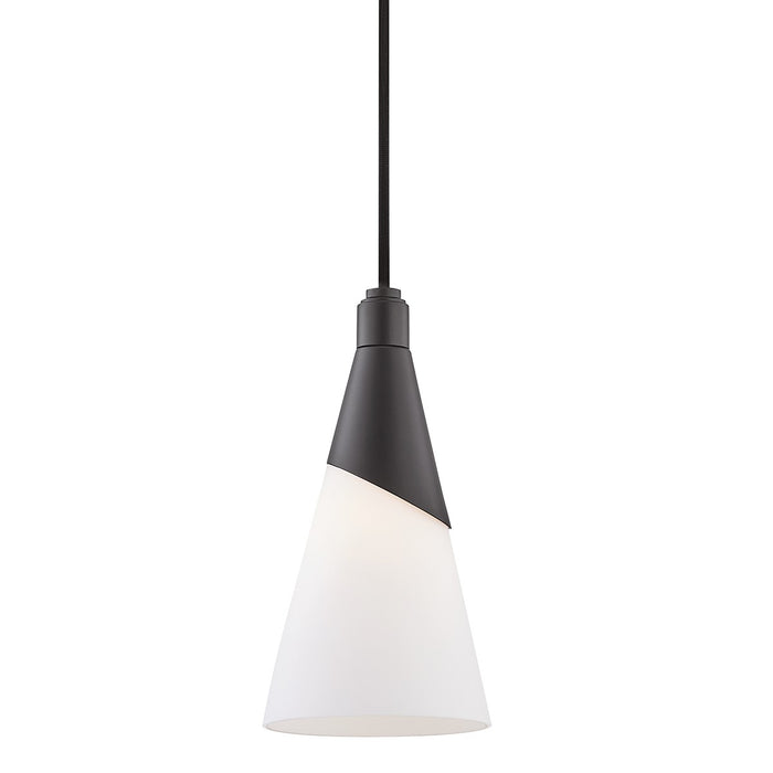 Mitzi H312701-BLK One Light Pendant, Black
